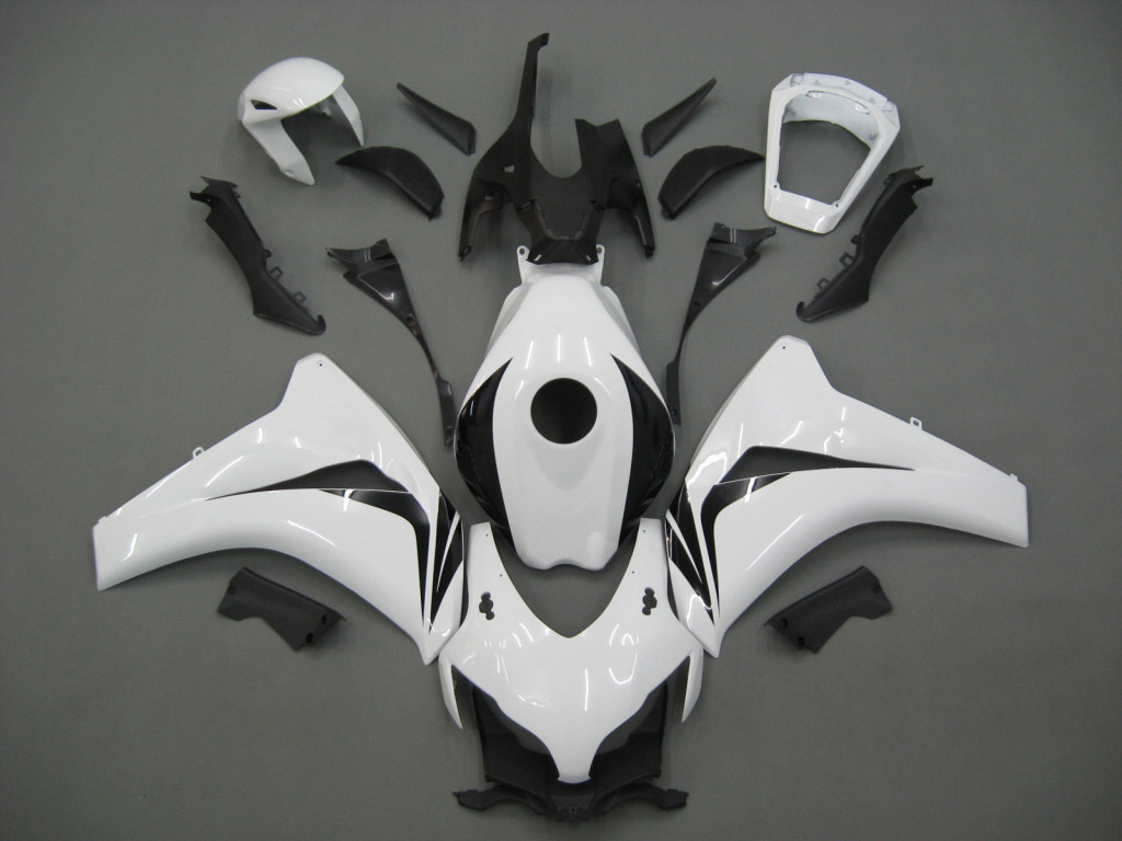 Amotopart Fairings 2008-2011 Honda CBR1000RR White & Black CBR Racing