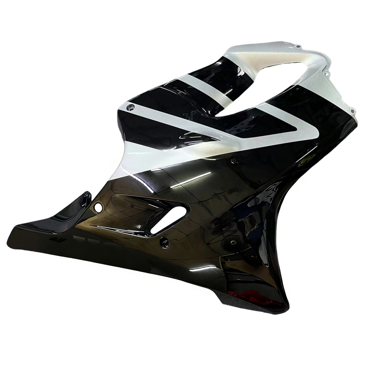 Amotopart Fairings Honda CBR 600 F4i Silver & Black F4i Racing (2001-2003)
