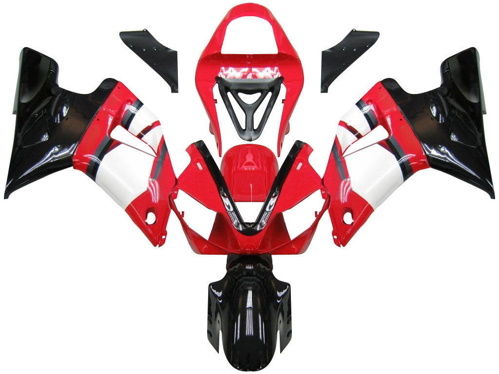 Amotopart Fairings Yamaha YZF-R1 Red White Black  R1 Racing (2000-2001)