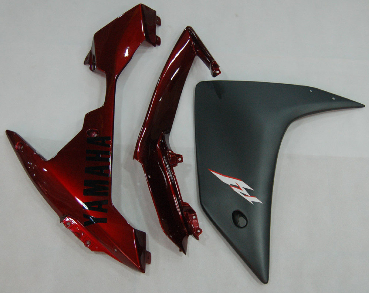 Fairings Yamaha YZF-R1 Red Cherry Black R1 Racing (2007-2008)