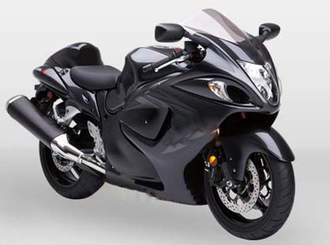 Amotopart Fairings Suzuki GSX 1300 Hayabusa All Black Hayabusa Racing  (2008-2020)
