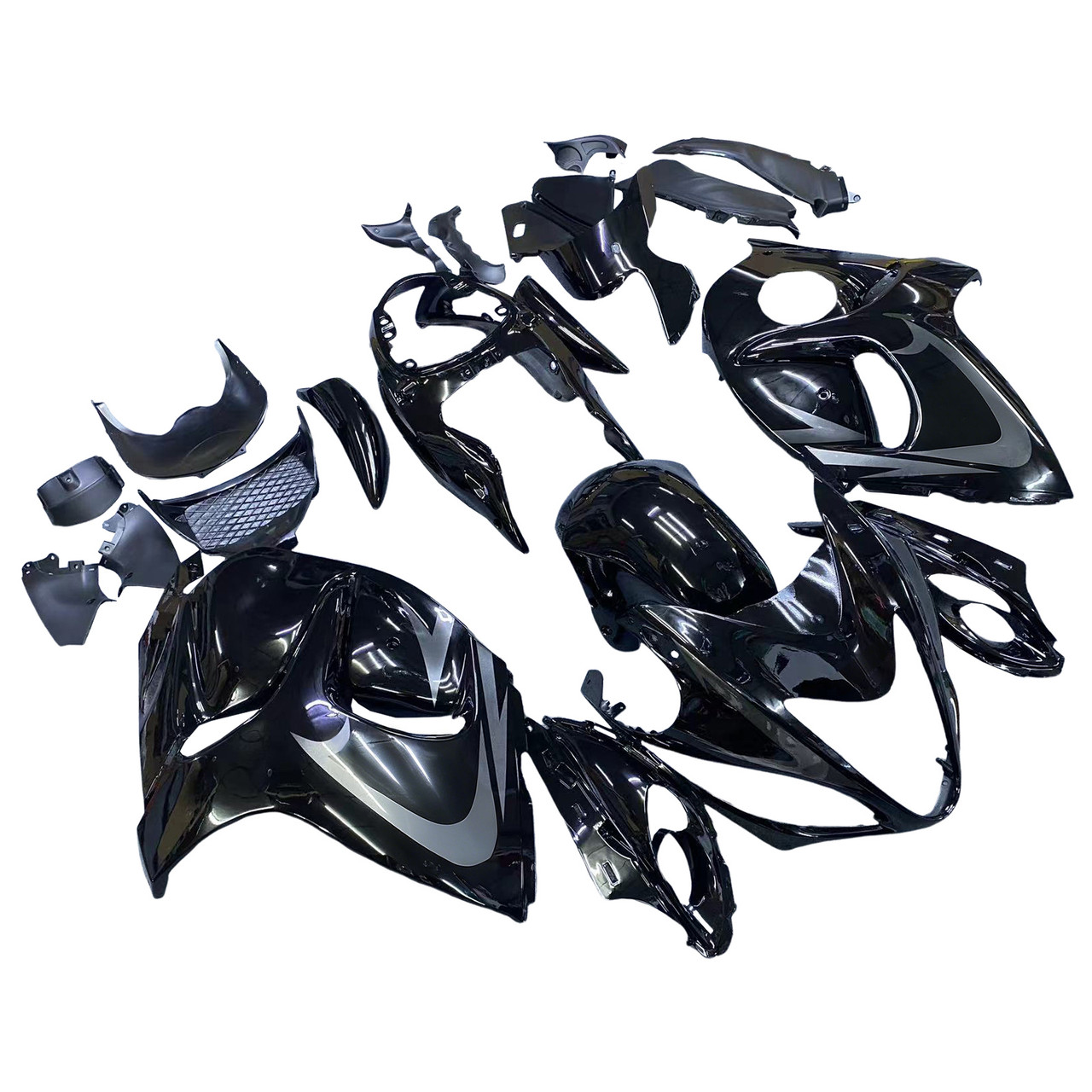 Amotopart Fairings Suzuki GSX 1300 Hayabusa All Black Hayabusa Racing  (2008-2020)