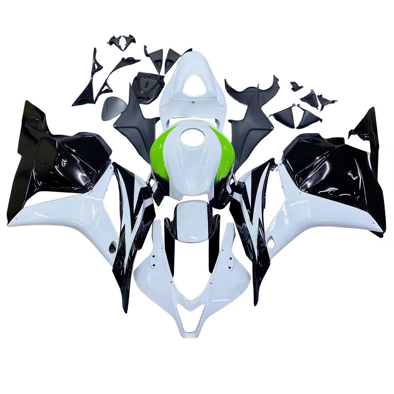 Amotopart Fairings Honda CBR 600 RR White & Black Hannspree Racing (2009-2012)