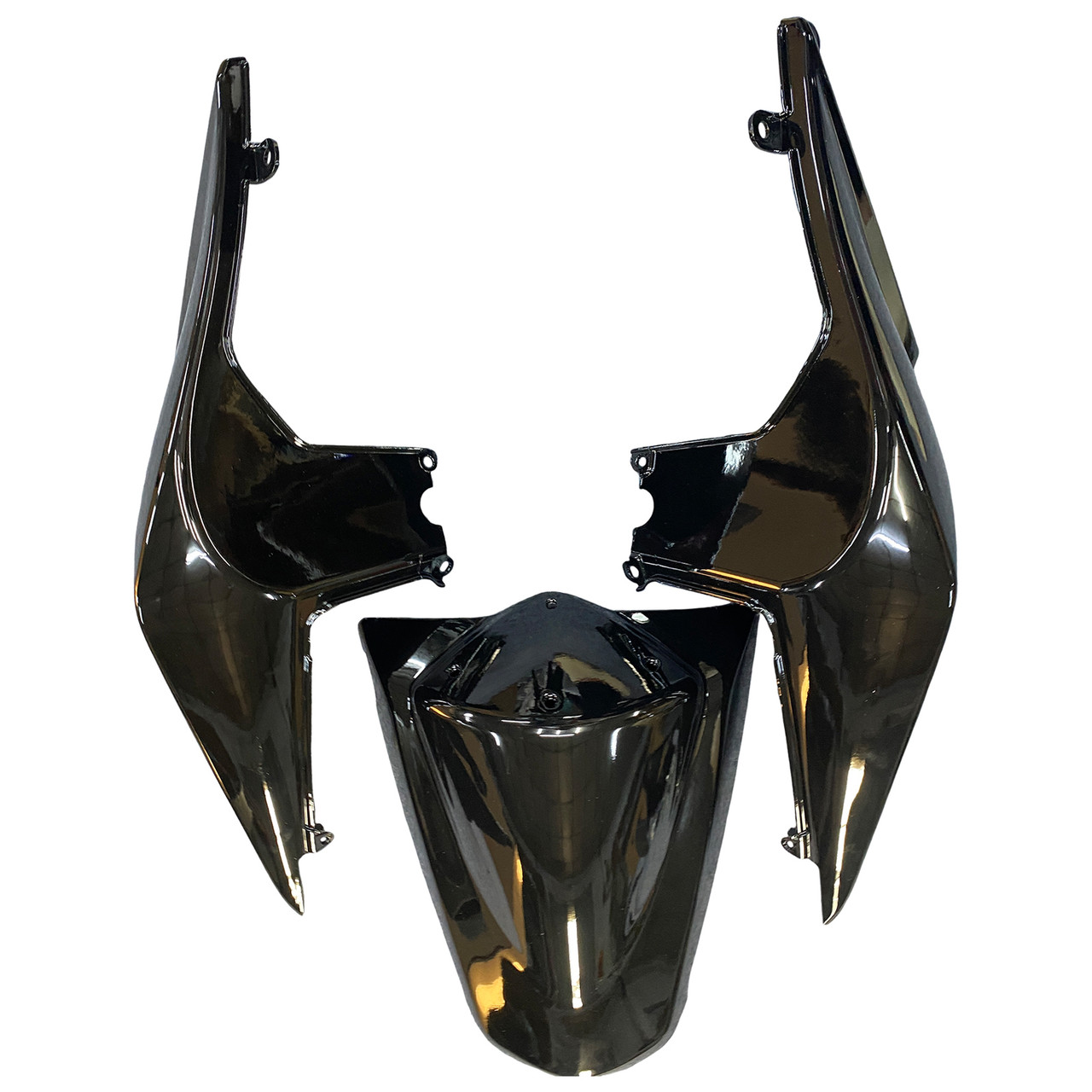 Amotopart Fairings Kawasaki ZX250R EX250 Black Ninja ZX250 Racing (2008-2012)