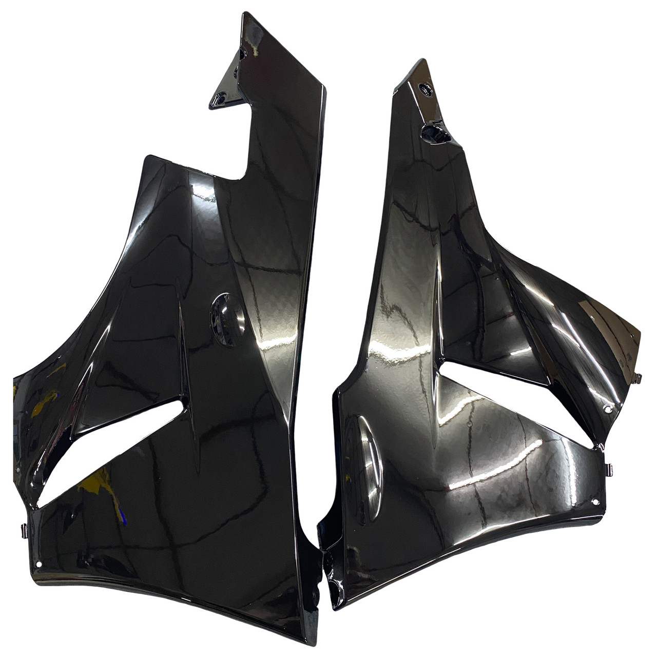 Amotopart 2009-2012 Fairings Kawasaki ZX6R ZX636 All Black Ninja Racing