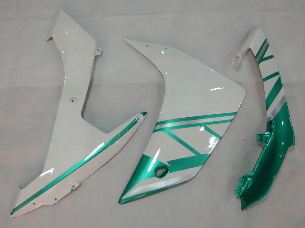 Amotopart Fairings Yamaha YZF-R1 Green Emerald White FIAT Racing (2007-2008)