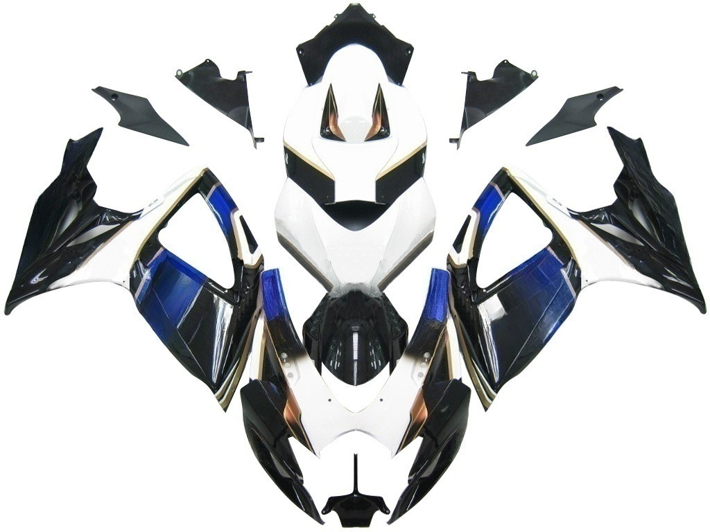 Amotopart Fairings Suzuki GSXR 600 750 Black Blur Viru Beer Racing  (2006-2007)
