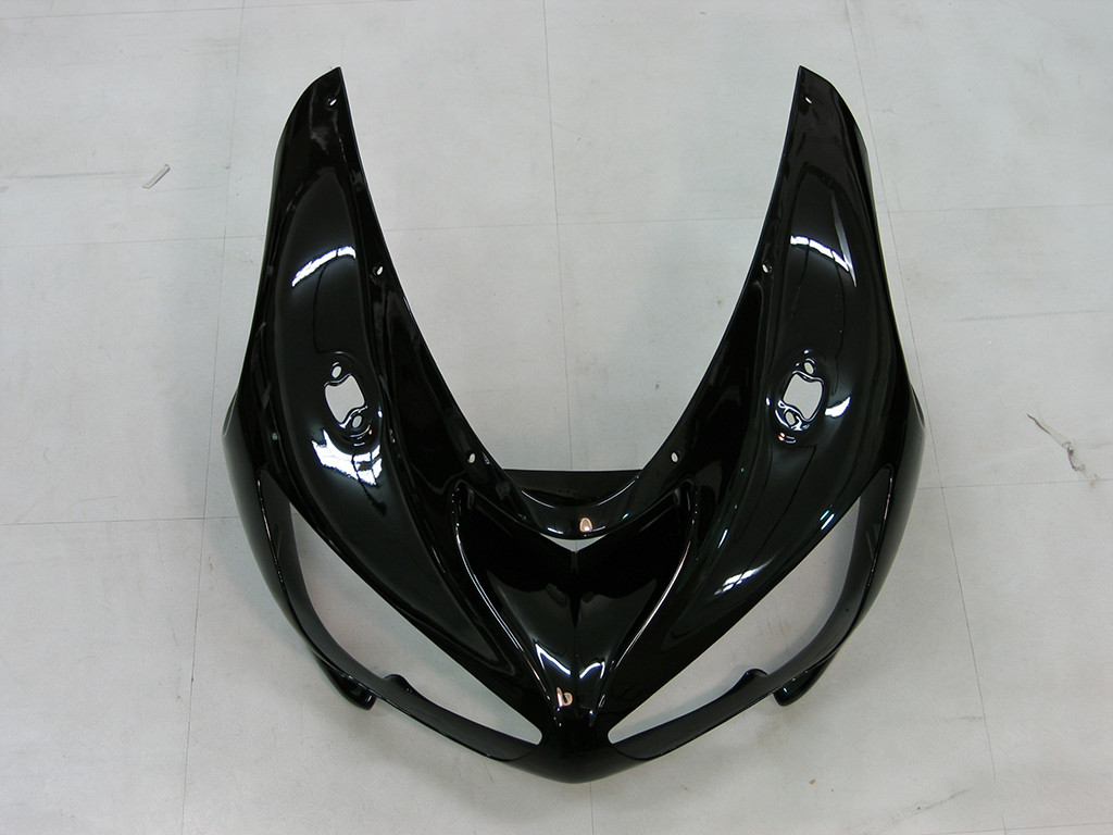 Amotopart Fairings Kawasaki ZX6R 636 Black White West ZX6R  Racing  (2005-2006)