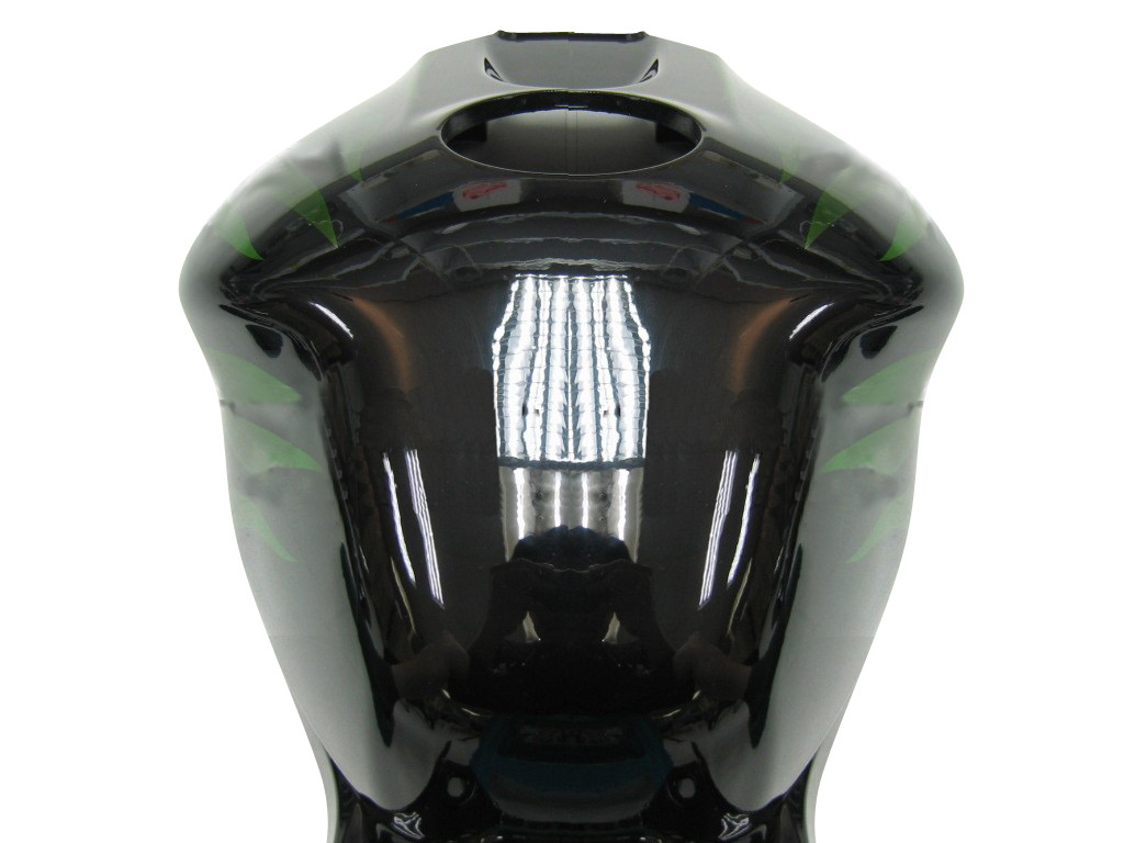 Amotopart Fairings Honda CBR 1000 RR Black & Green Flame Racing (2004-2005)