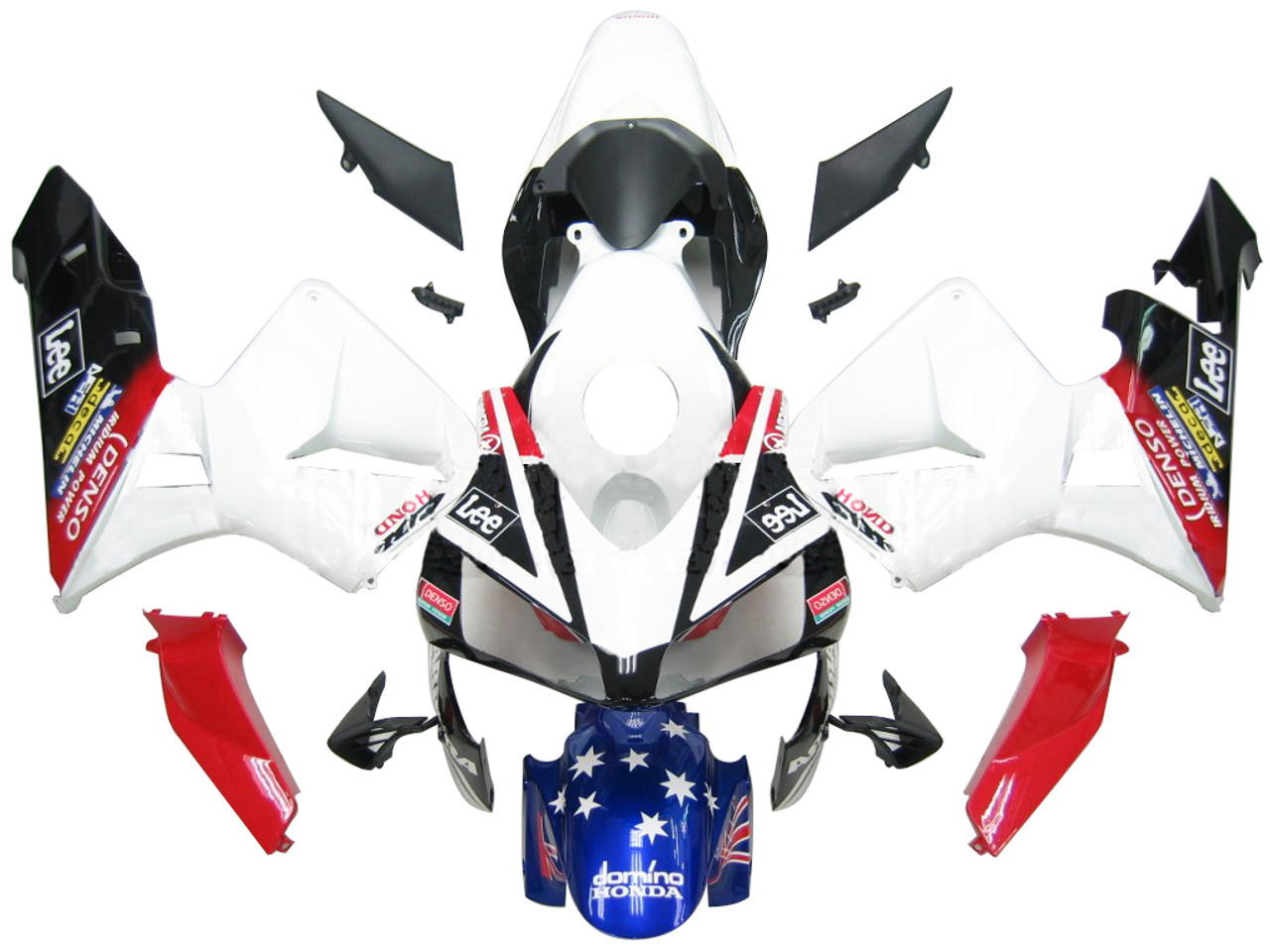 Fairings Honda CBR 600 RR Multi-Color Flag Racing (2003-2004)