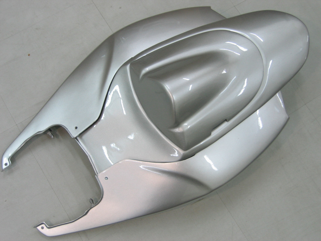 Amotopart Fairings Suzuki GSXR 600 750 Silver & Black GSXR Racing  (2006-2007)