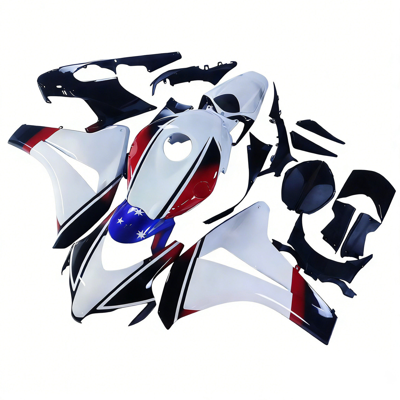 Amotopart Fairings Honda CBR1000 RR Multi-Color Honda Racing (2008-2011)