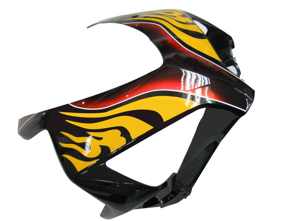 Amotopart Fairings Honda CBR 1000 RR Black & Red Flame Shark Racing (2004-2005)
