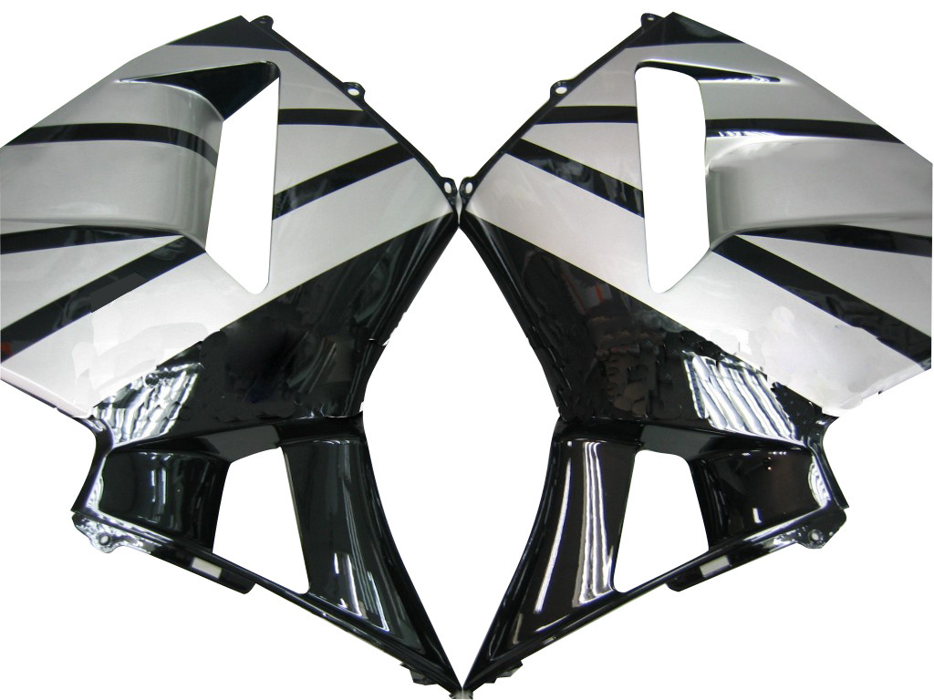 Amotopart Fairings Honda CBR 600 RR Black & Silver CBR Honda Racing (2005-2006)