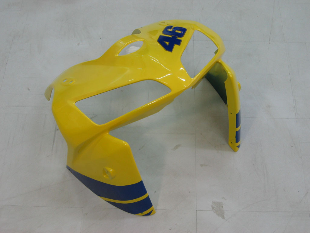 Amotopart Fairings Honda CBR 600 RR Yellow No.46 Azzurro Racing (2005-2006)