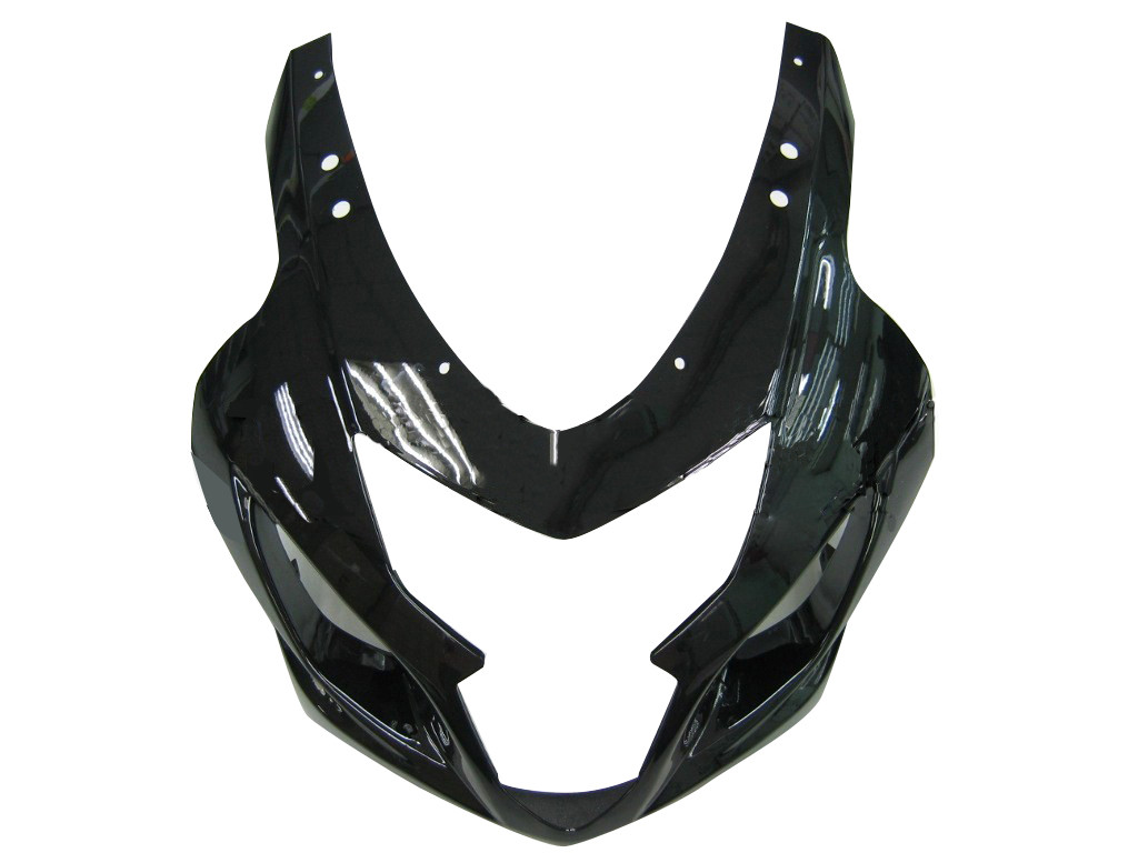 Amotopart Fairings Suzuki GSXR 600 750 Black White Suzuki GSXR Racing  (2004-2005)