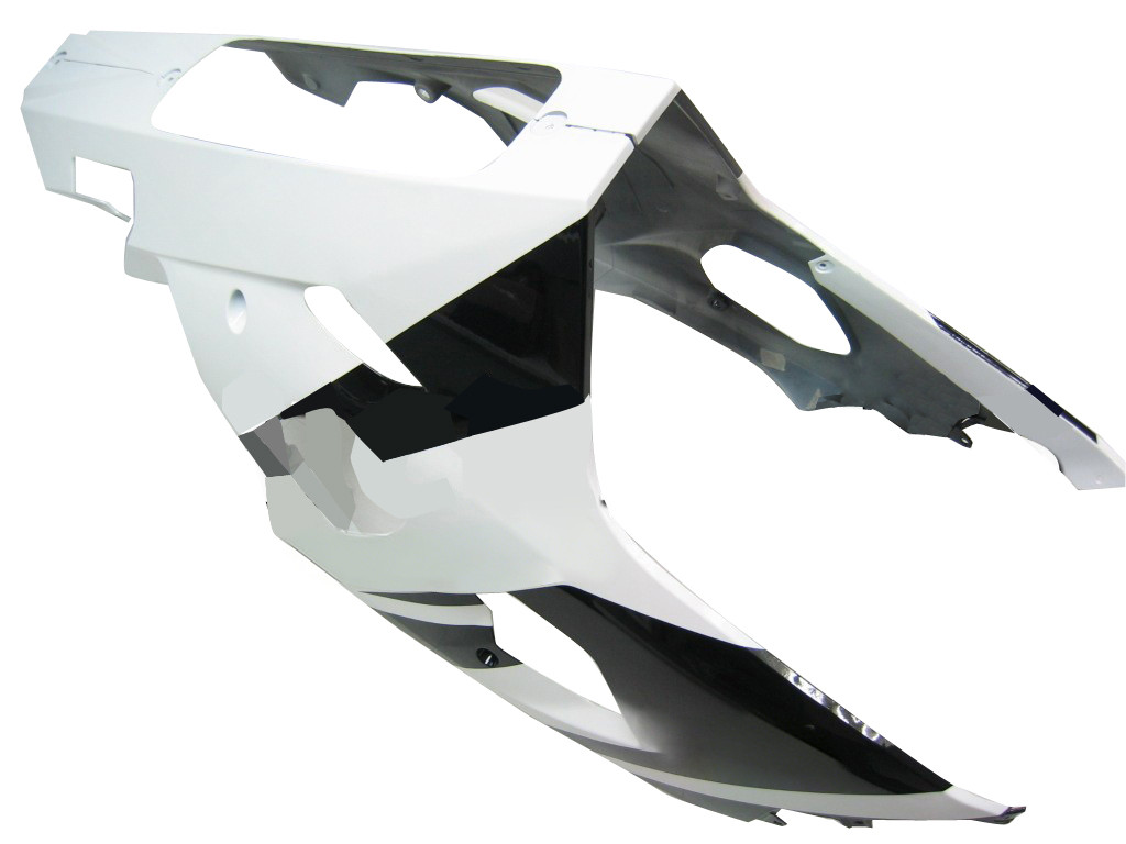 Amotopart Fairings Suzuki GSXR 600 750 Black White Suzuki GSXR Racing  (2004-2005)