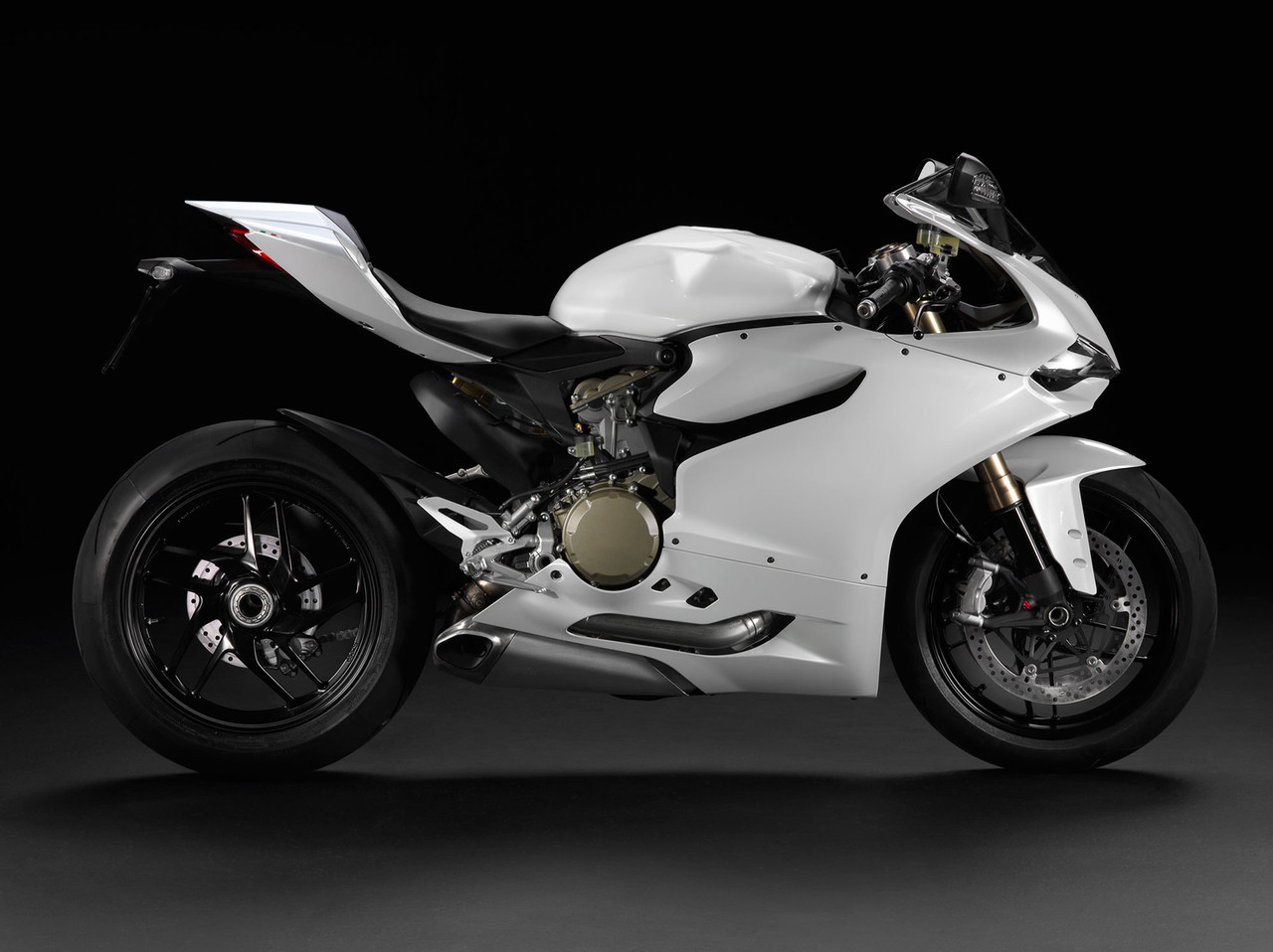 Amotopart Fairings Ducati 1199 Panigale  White 1199 Racing (2012-2014)