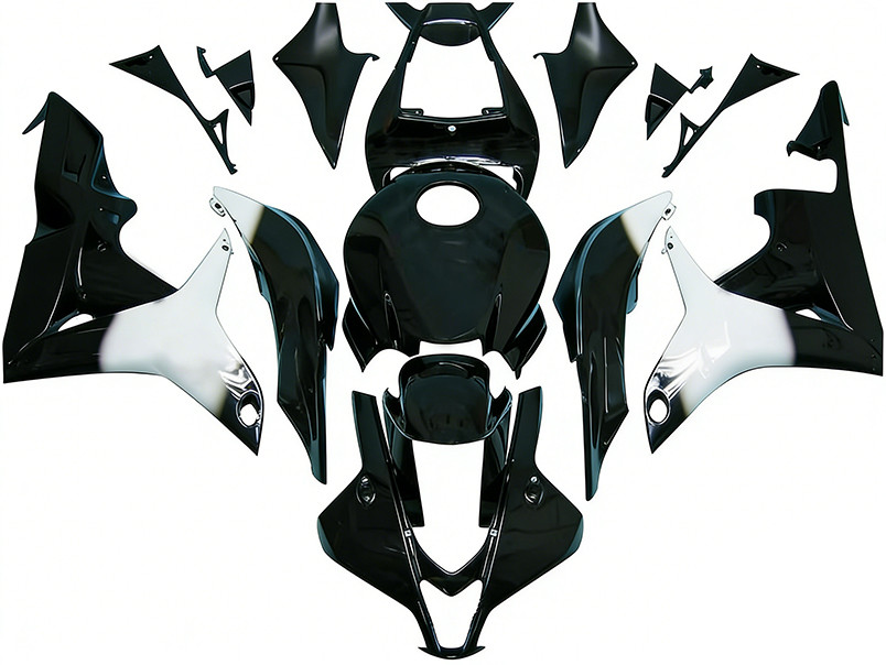 Amotopart Fairings Honda CBR 600 RR Black West Racing (2007-2008)