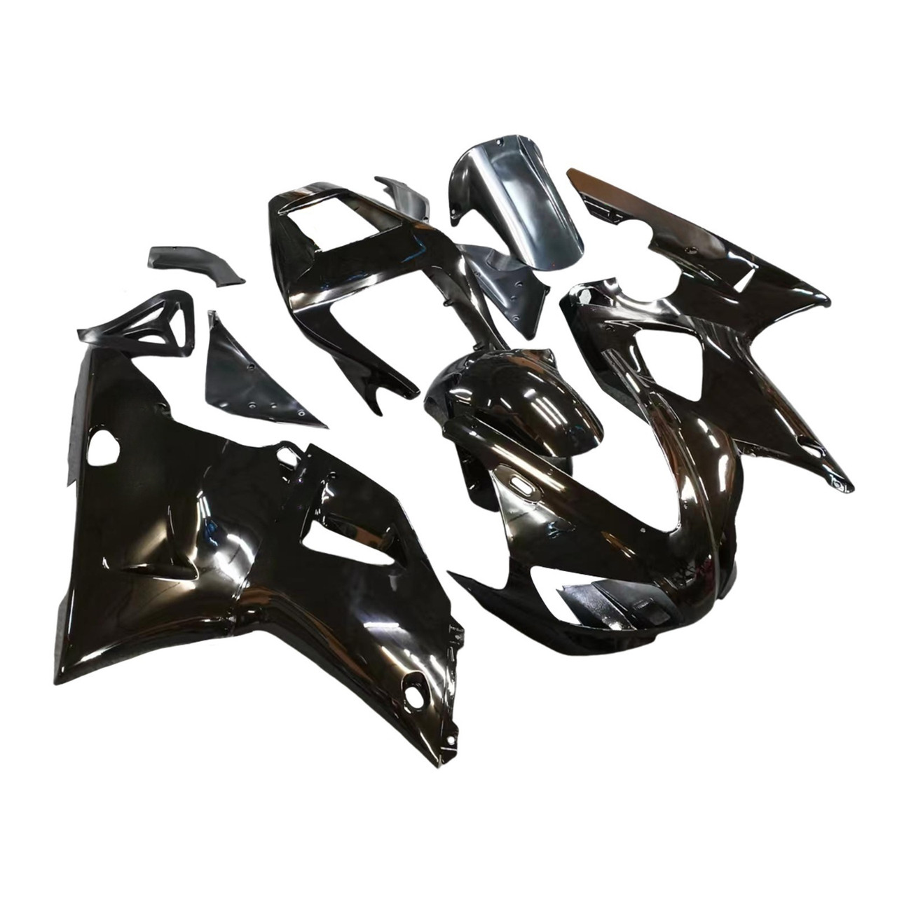 Amotopart Fairings Yamaha YZF-R1 Black R1 Racing (1998-1999)
