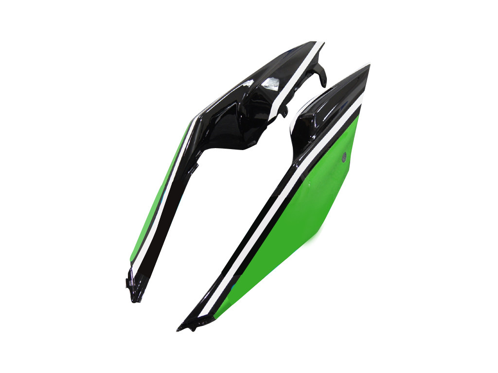 2009-2012 Fairings Kawasaki ZX6R ZX636 Green White Black Ninja Racing