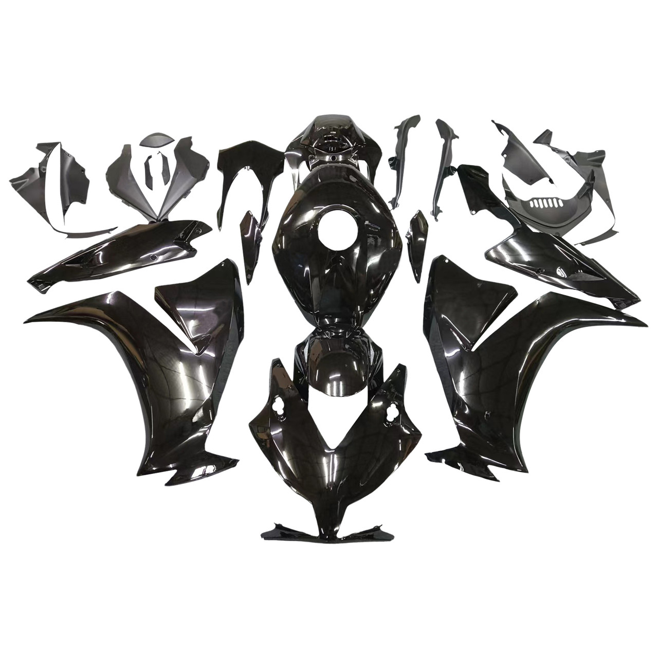 Amotopart Fairings Honda CBR1000RR Black CBR Racing (2012-2016)