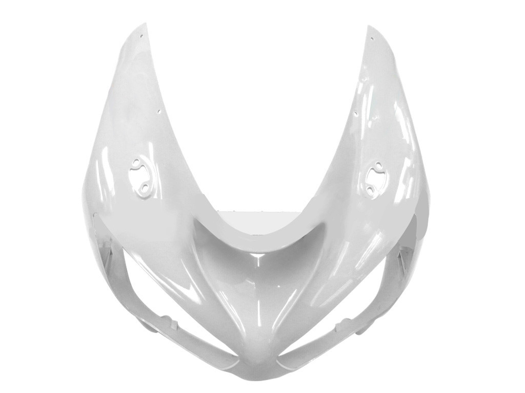 Amotopart Fairings Kawasaki ZX6R 636 White Black elf ZX6R Racing  (2005-2006)