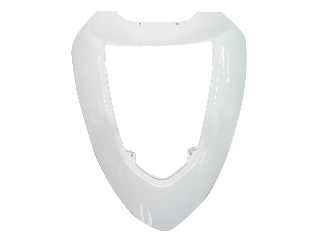 Amotopart Fairings Kawasaki ZX6R 636 White Black elf ZX6R Racing  (2005-2006)