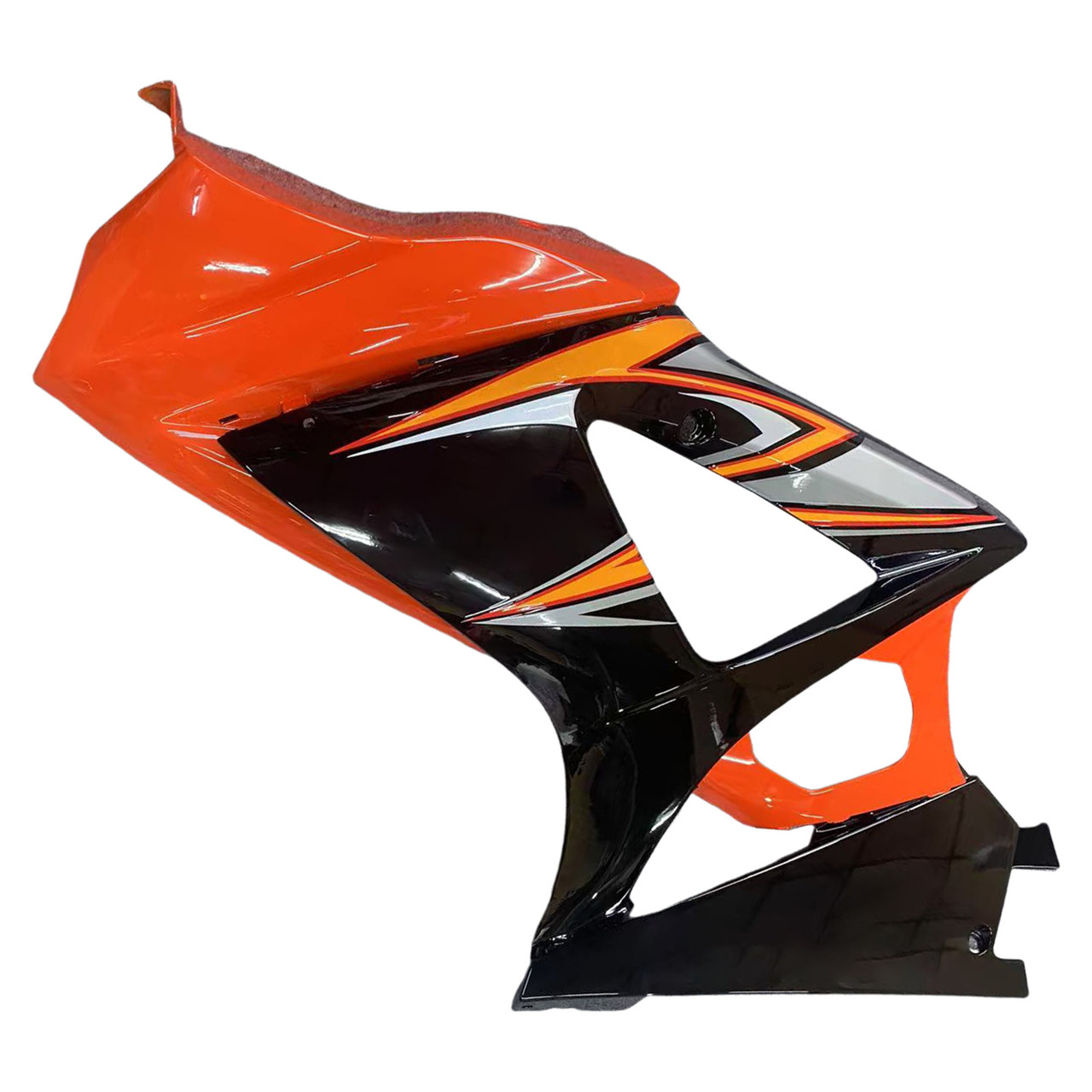 Amotopart Fairings Suzuki GSXR 1000 Black & Orange GSXR Racing  (2007-2008)