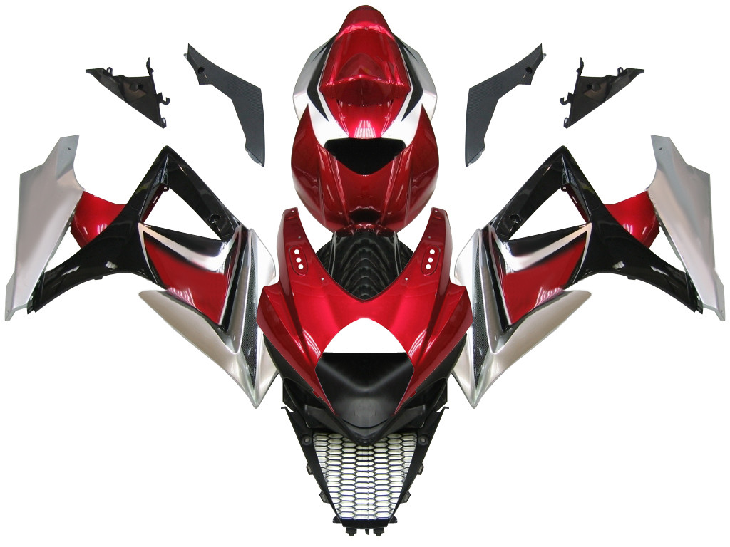 Amotopart Fairings Suzuki GSXR 1000 Red Cherry & Black GSXR Racing  (2007-2008)