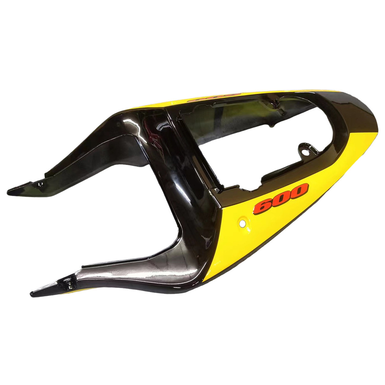 Amotopart Fairings Suzuki GSXR 600 Yellow & Silver GSXR Racing  (2001-2003)