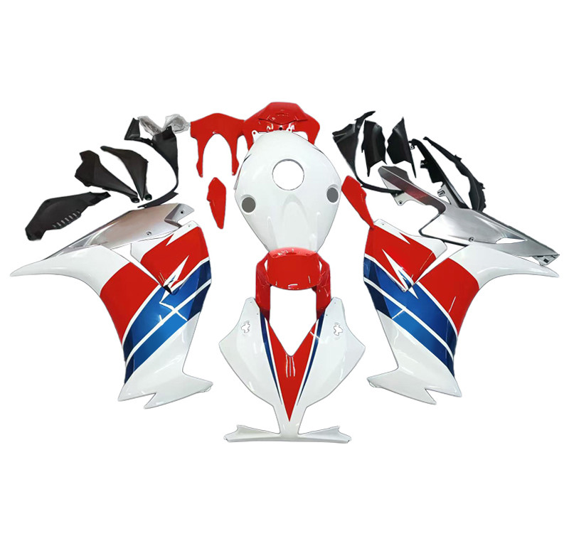Amotopart Fairings Honda CBR1000RR HRC White Silver Racing (2012-2016)