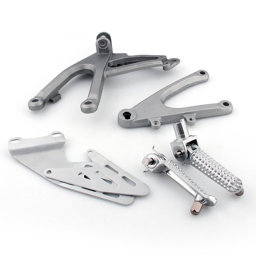 Front Footpegs Footrests Brackets Set Yamaha 5VY-27442-01-00, 5VY