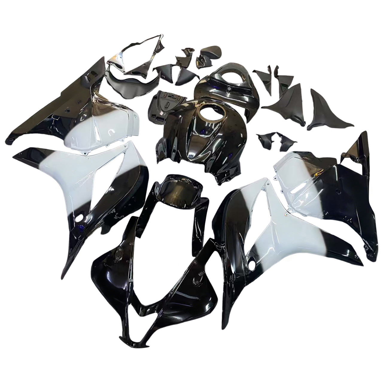 Amotopart Fairings Honda CBR 600 RR Black West CBR Racing (2009-2012)