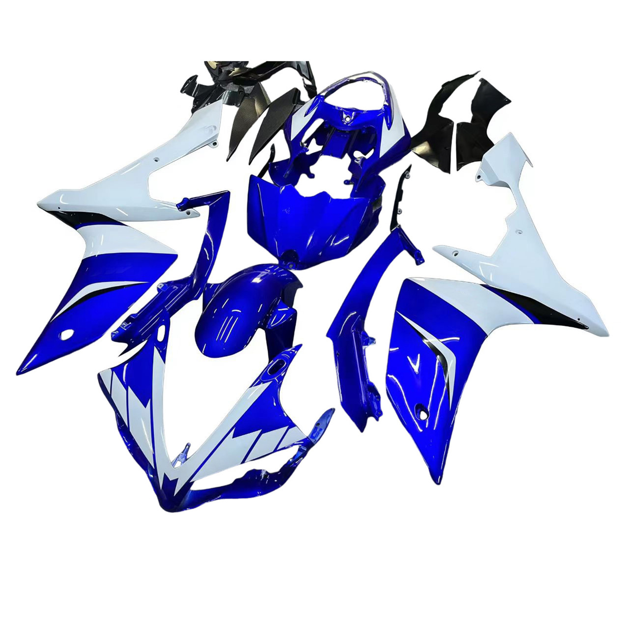 Amotopart Fairings Yamaha YZF-R1 Blue White  R1 Racing (2007-2008)