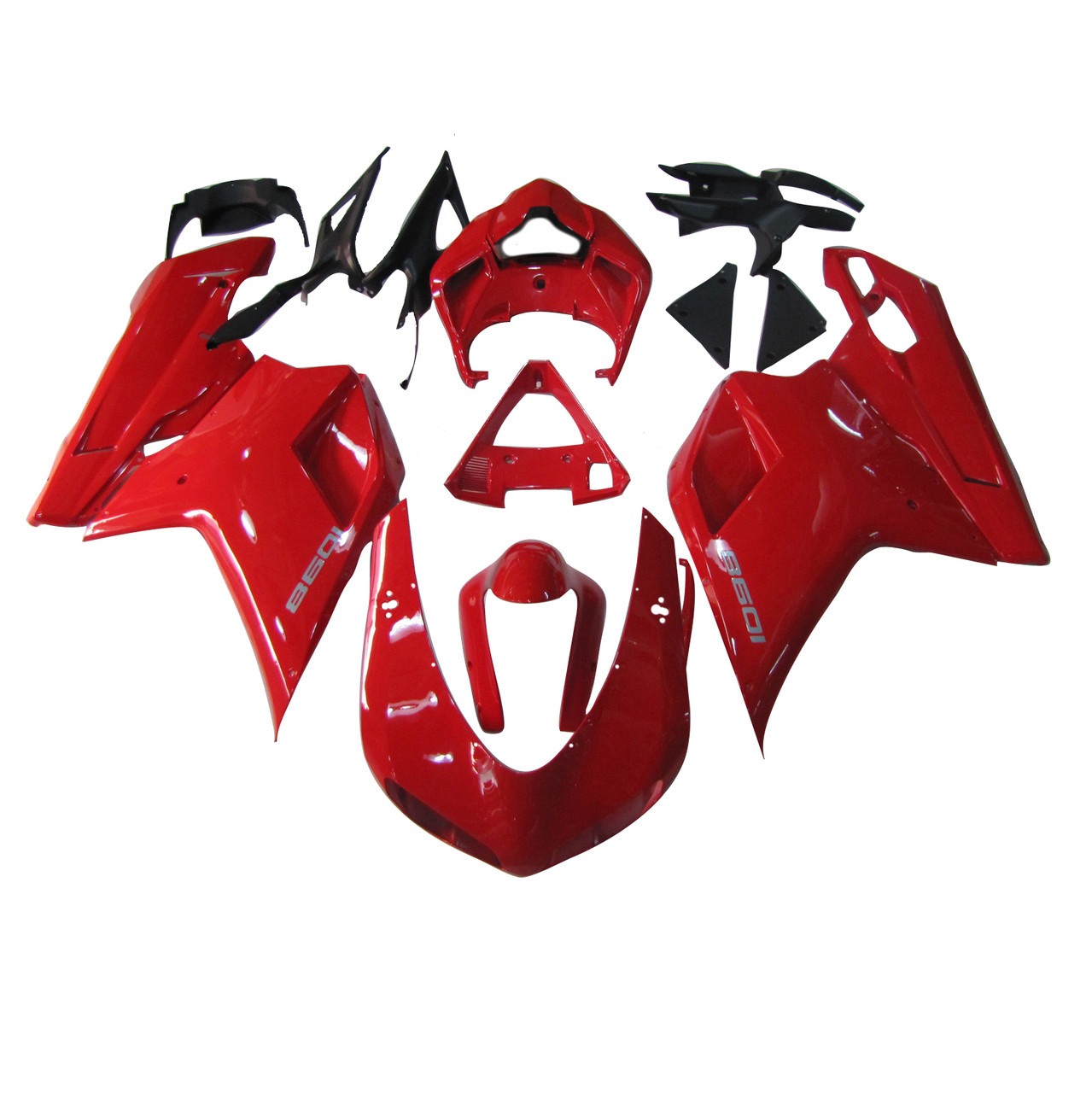 Amotopart Fairings Ducati 1098 Red (2007-2011)