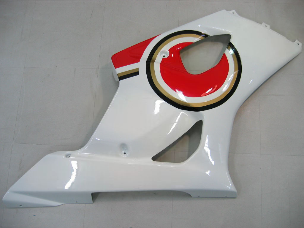 Amotopart Fairings Suzuki GSXR 1000 White & Red Lucky Strike Racing  (2003-2004)