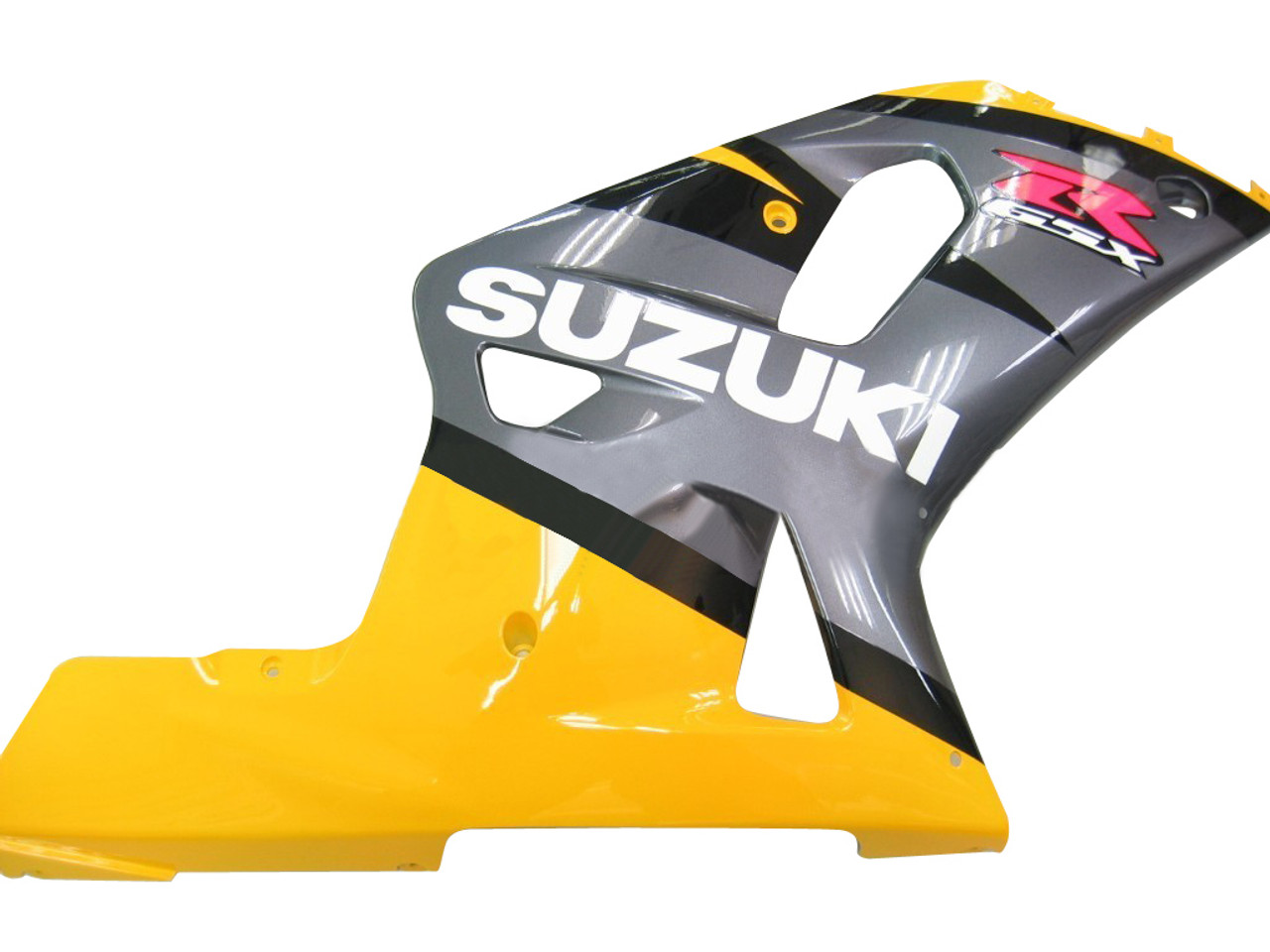 Fairings Suzuki GSXR 600 Silver & Yellow GSXR Racing  (2001-2003)