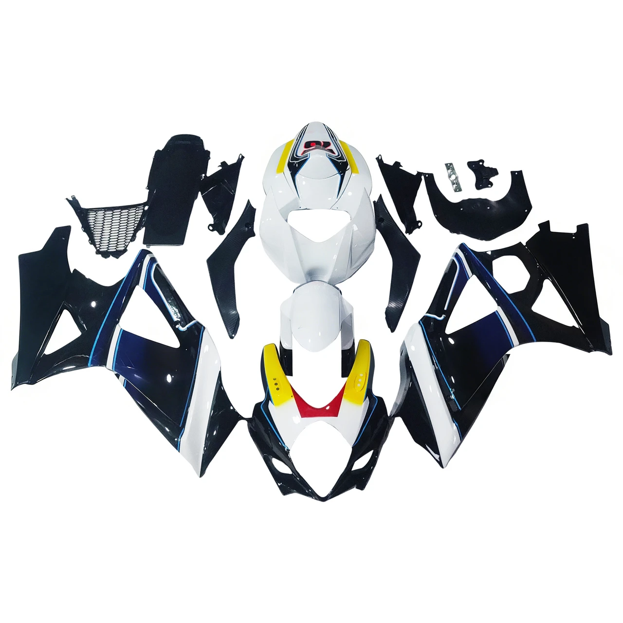Amotopart Fairings Suzuki GSXR 1000 Multi-Color Brux  Racing  (2007-2008)