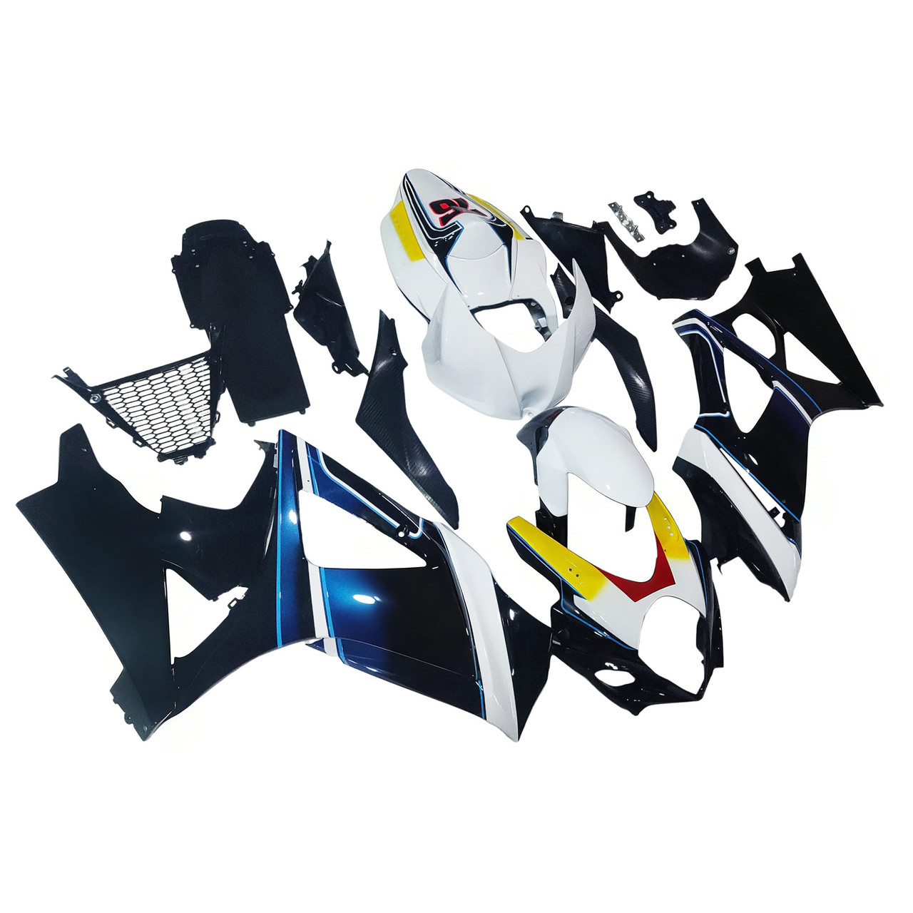 Amotopart Fairings Suzuki GSXR 1000 Multi-Color Brux  Racing  (2007-2008)
