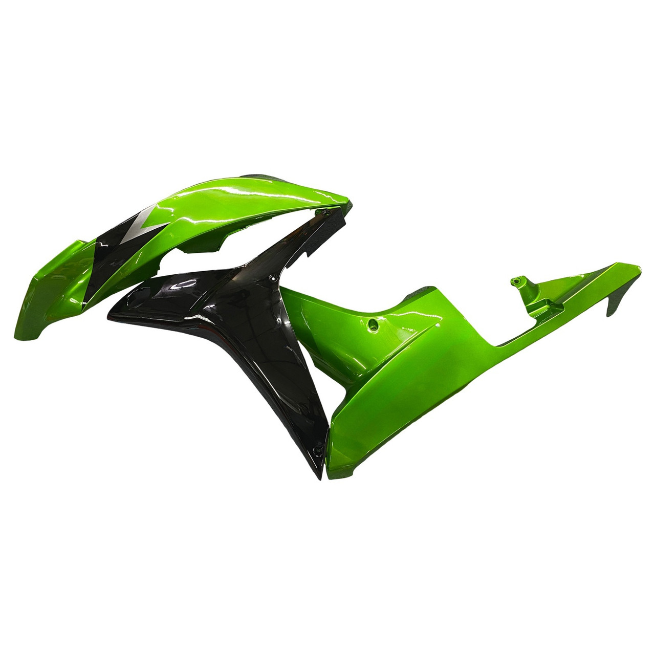 Amotopart Fairings Honda CBR 600 RR Metallic Black & Green Honda Racing (2007-2008)