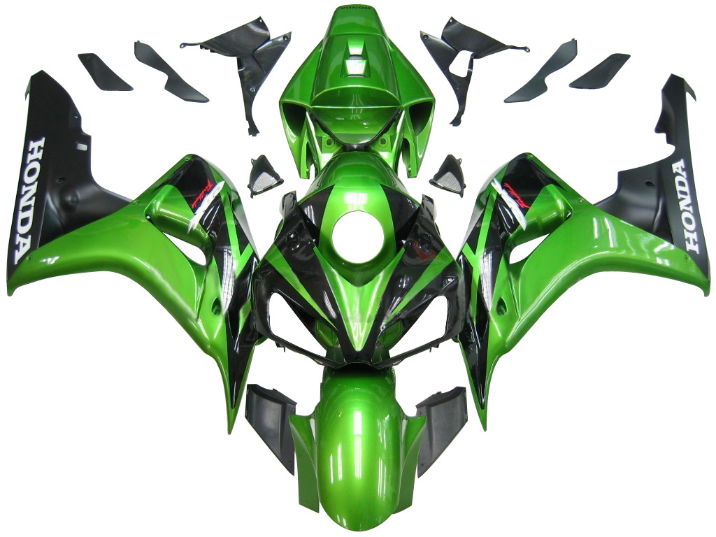 Fairings Honda CBR 1000 RR Green & Black CBR Racing (2006-2007)