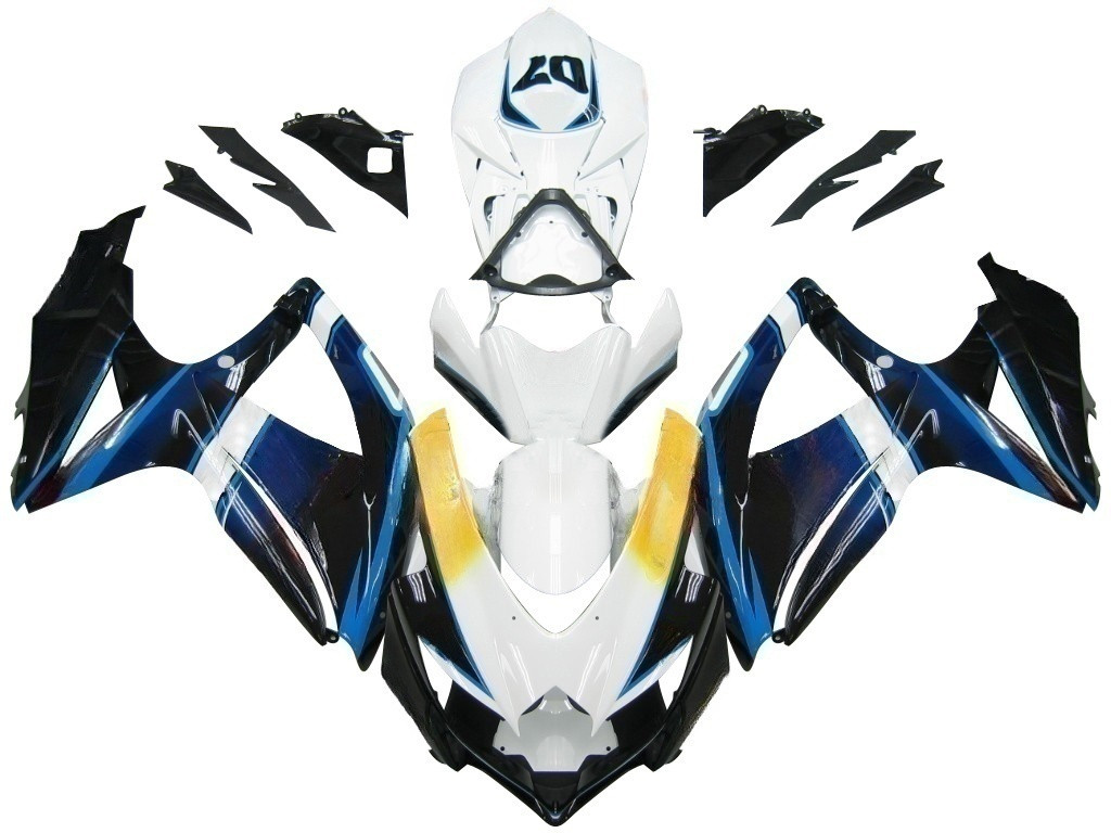Amotopart Fairings Suzuki GSXR 600 750 Multi-Color Brux Racing  (2008-2010)