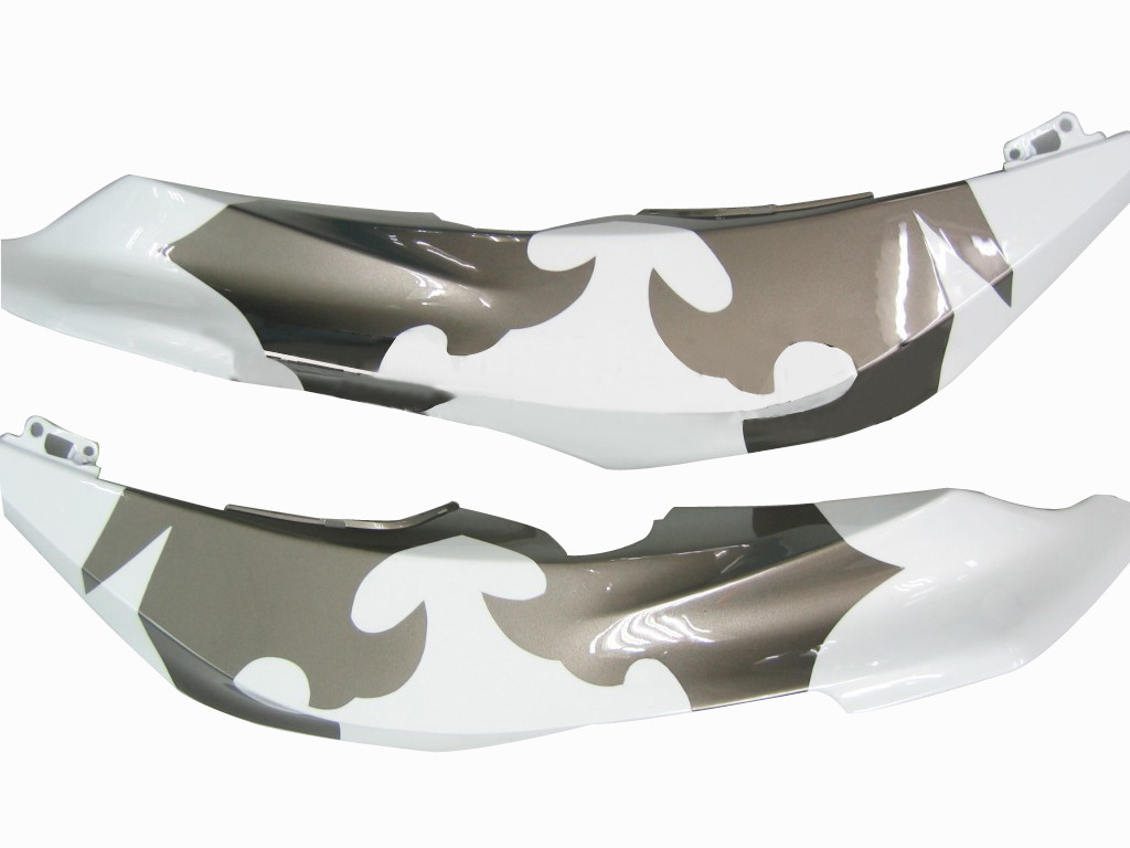 Amotopart Fairings Honda CBR 600 RR White Silver Black Tribal Racing (2009-2012)