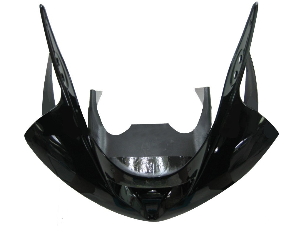 Amotopart Fairings Kawasaki ZX6R 636 Black Red ZX6R Racing  (2003-2004)