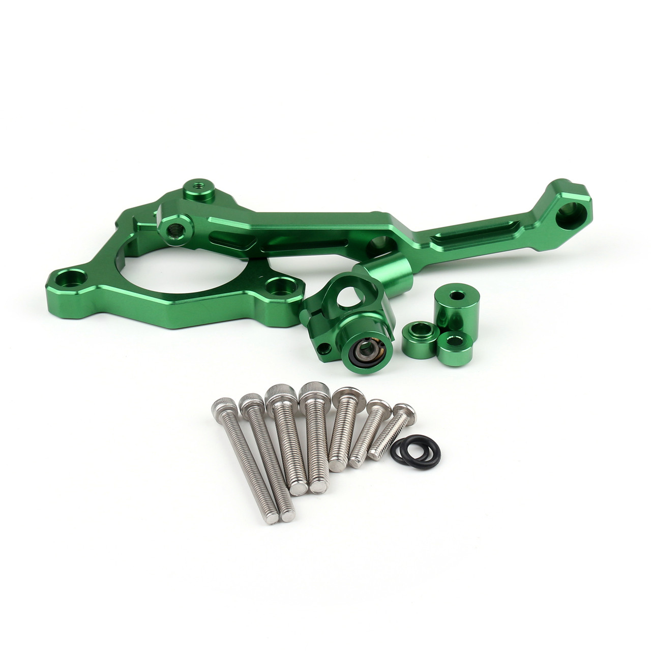 Motorcycle Steering Damper Stabilizer Kawasaki Z800 (2013-2015) Green