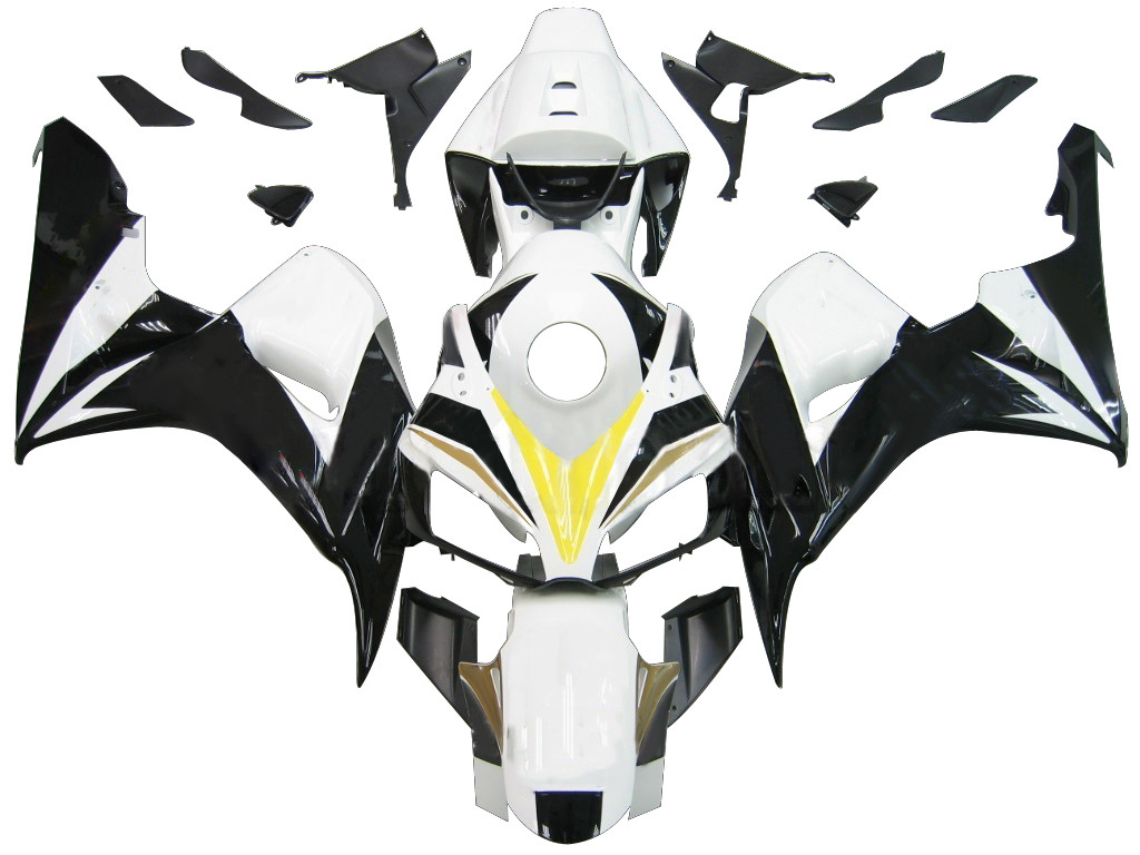 Amotopart Fairings Honda CBR 1000 RR White & Black Playboy Racing (2006-2007)