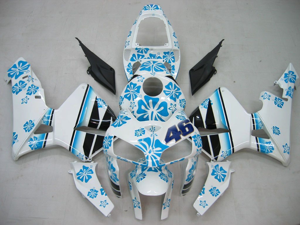 Amotopart Fairings Honda CBR 600 RR Multi-Color Azzurro Floral Racing (2005-2006)