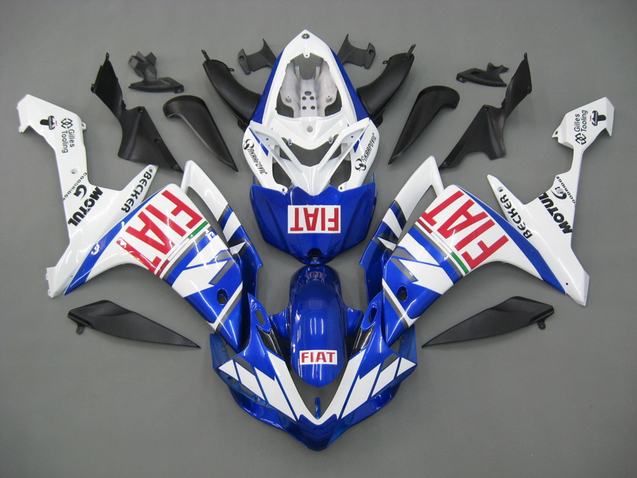 Fairings Yamaha YZF-R1 Blue White FIAT Racing (2007-2008)