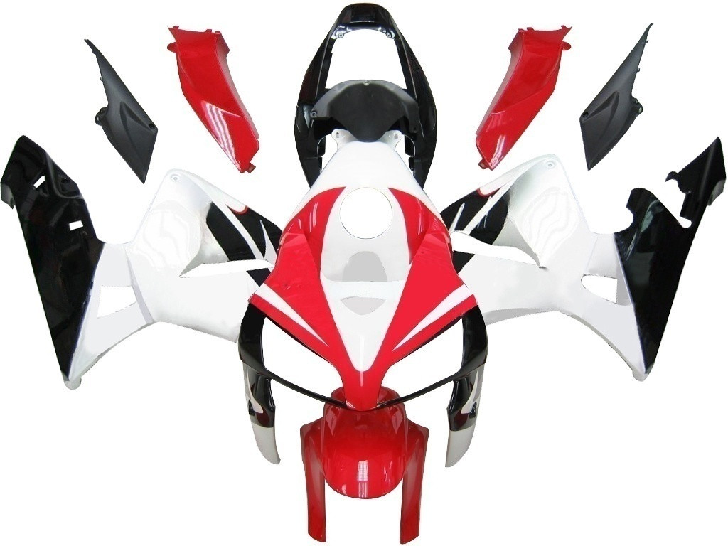 Amotopart Fairings Honda CBR 600 RR Red White Black CBR Racing (2005-2006)